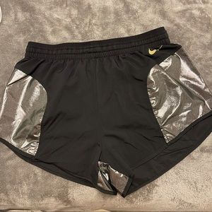 NWT Nike Metallic Running Short